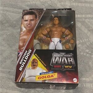 British Bulldog WWE Action Figure BAF Golga New in Box